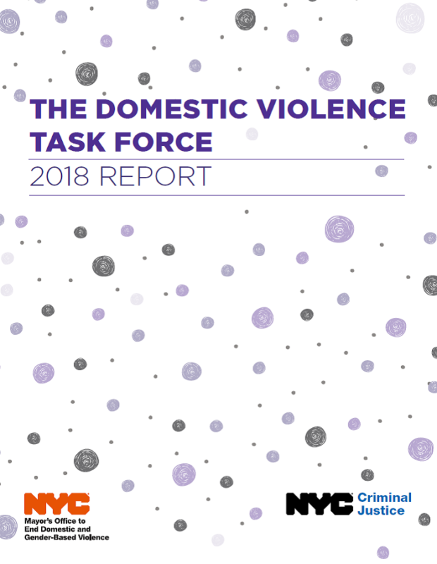 The Domestic Violence Task Force 2018 Annual Report - NYC - Mayor's ...